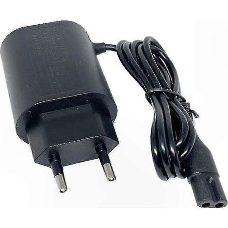 Adaptateur de chargeur de rasoir 12V 0,4A pour rasoirs électriques Apple séries S3, S5, S7, S8 et S9, compatible avec les prises standard européennes. (1/5)