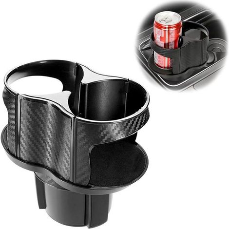 Supporto multifunzionale 2 in 1 per auto per bevande, doppio attacco, compatibile con Hydro Flask, regolabile. (1/5)