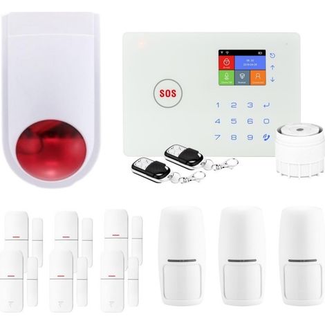 Alarme maison 4G connectée sans fil wifi et gsm amazone - lifebox - kit6