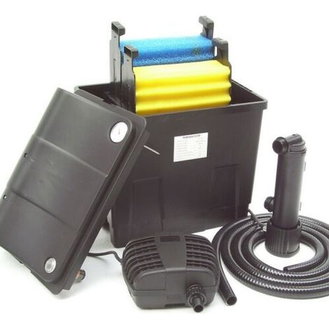 Teichaussenfilter Teichfilter 8000l + UVC 9W Teichklärer + Teichpumpe Pumpe 55889 (1/5)