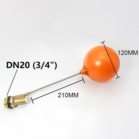 Runder Schwimmer mit Kugel, Schwimmer mit 3/4 Zoll Durchmesser, Kugel mit Sensor für Wassertankpumpe (1/5)