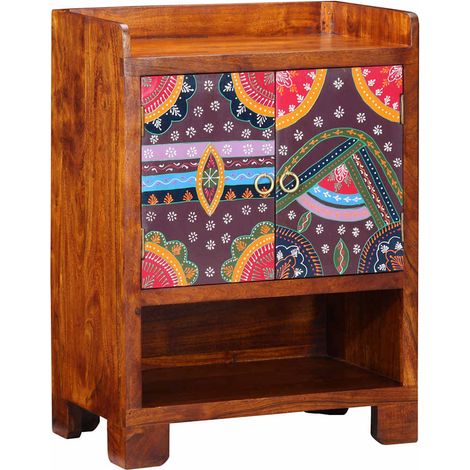 Cabinet à chaussure Meuble à chaussures avec étagère Marron 55 x 35 x 75 cm (1/5)
