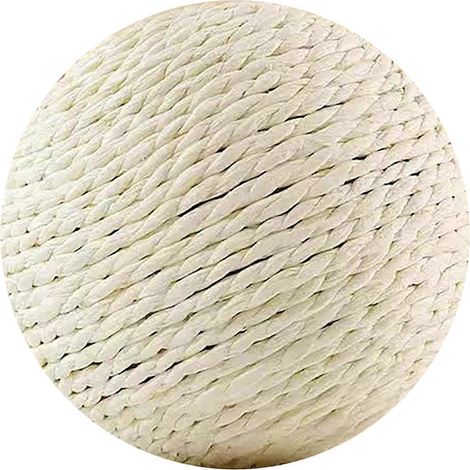 8CM Sisal Chat Balle - Intégrée Clochette Résistant aux morsures - pour Soulagement du stress Jeu interactif