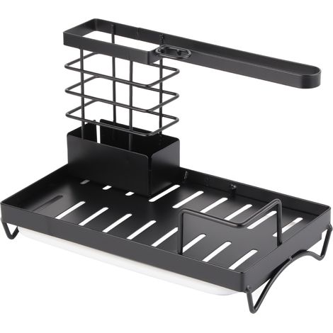 Porte-torchons imperméable et antidérapant avec plateau de rangement pour la cuisine et la salle de bain (1/5)