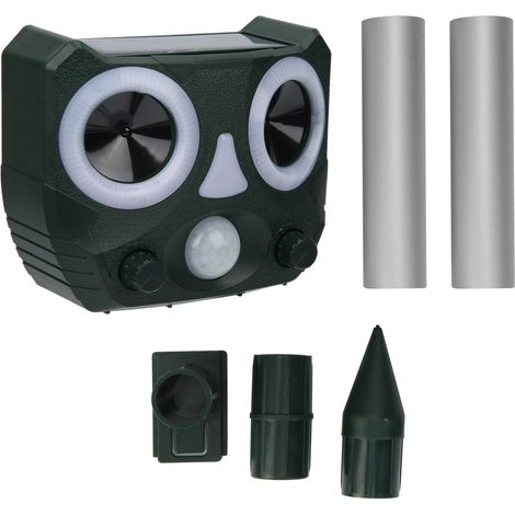 Répulsif Animal Solaire Ultrasonore Multifonction Extérieur Anti Souris Oiseaux Dispositif (1/5)
