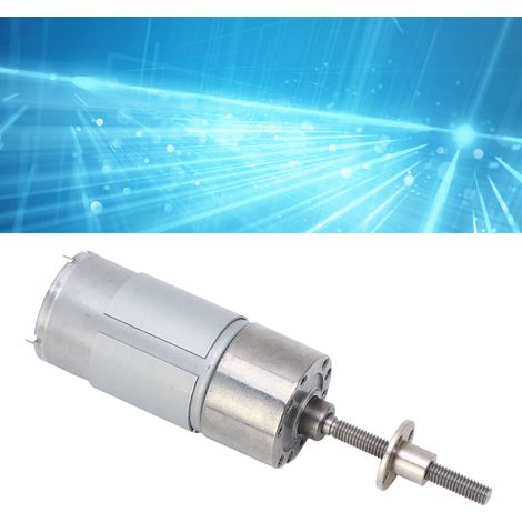 JGB37-555 12-V-Gleichstrom-Getriebemotor, Mikro-Getriebe-Drehzahlregelung, niedrige Drehzahl, hohes Drehmoment, M650-Gewinde mit Flansch, 22 U/min (1/5)