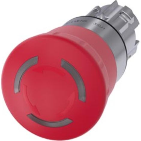 Siemens 3SU1051-1HB20-0AA0 Not-Halt-Pilzdrucktaster IP66, IP67, IP69/IP69K 1 St. (1/2)