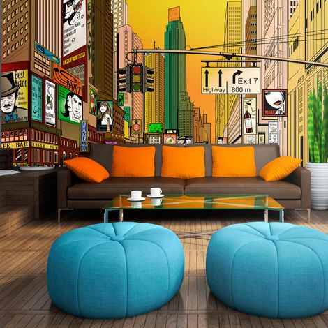 Fotomurale - New York: città piena di vita - 450x270 (1/4)