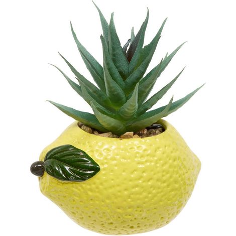 Pianta artificiale fruttata con vaso da 10 cm - Atmosphera créateur d'intérieur (1/5)