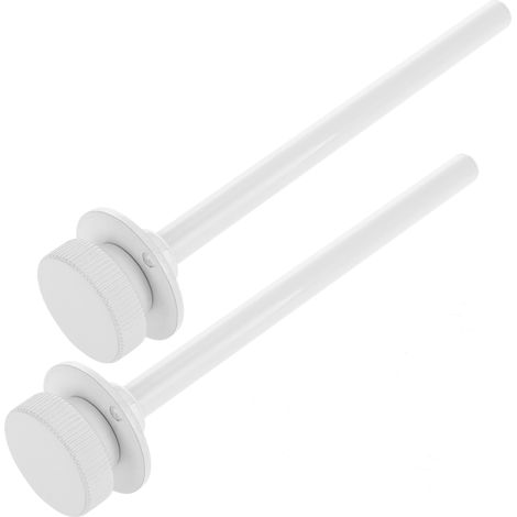 PrimeMatik - Serrure pour volet roulant de 14 cm en blanc (1/5)