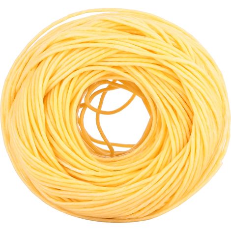 Docht aus Naturbienenwachsfasern für selbstgemachte Duftkerzen – 60 Meter (transparent) (1/5)