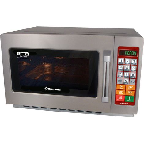 Four micro-ondes en inox 1400 w - Diamond
