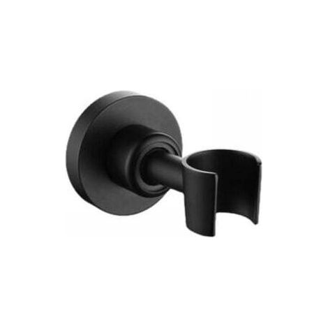 Support de douche en acier inoxydable 304 noir pour pommeau de douche Support de douche à main universel Support de douche ajustable à 360° avec vis de montage (1/5)