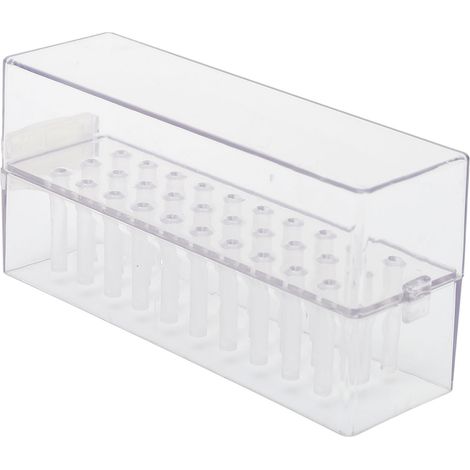 Boîte de rangement pour nail art à 30 compartiments, présentoir pour embouts de vernis à ongles, boîte de rangement pour forets, coffret à outils pour ongles (1/5)