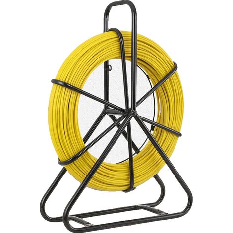 Asta di traino per cavi, in fibra di vetro, lunghezza 130 m, diametro 6 mm, non conduttiva, resistente alla corrosione. (1/5)
