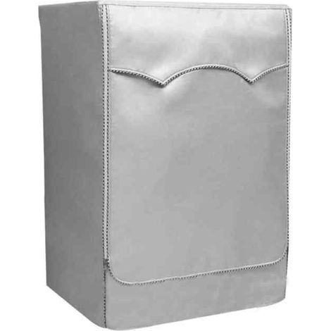Housse de machine à laver à tambour renforcé, housse universelle en tissu Oxford argenté,Taille S, coupe standard, 4-5,5 kg (1/5)