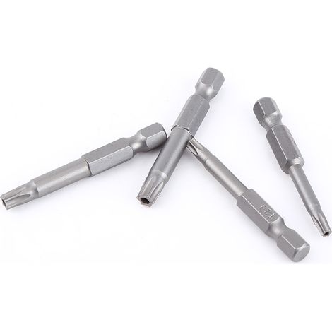 Lot de 12 embouts tournevis étoile magnétiques, queue 1/4 pouce, 50 mm, acier S2, taille T5 à T40 (1/5)