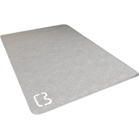 Tapis de Bain Antidérapant Super Absorbant Diatomite Tapis Salle de Bain Microfibre Tapis de Baignoire Tapis de Douche Doux Séchage Rapide (Gris, 60 x90) (1/5)