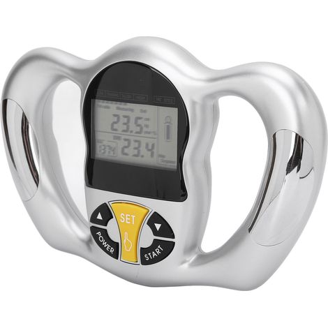 Analyseur de graisse corporelle portable, moniteur de santé numérique avec écran LCD, mesureur de calories et d'IMC, appareil de fitness à main, outil de suivi de bien-être. (1/5)