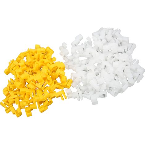 100 attaches de tringle de serrure de porte, réparation gauche droite, jaune blanc, compatible Camry Celica Corolla (1/5)