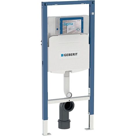 Geberit Duofix Element für Kinder-und Kleinkinder-Stand-WC, 112cm, mit Sigma Unterputzspülkasten 12cm (1/4)