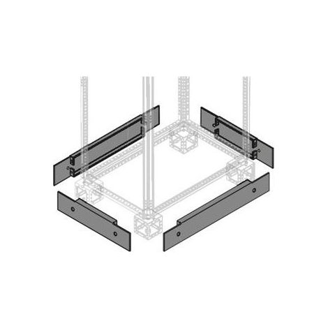 Habillage de Socle Avant/Arriere/Cote H 100mm L/P 300mm (x2) 1STQ007050A0000 ABB PPFM1030 (1/2)