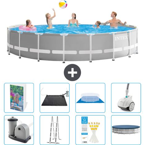 Prism Frame Pool Rund - 549x122 cm - 9-teilig S600