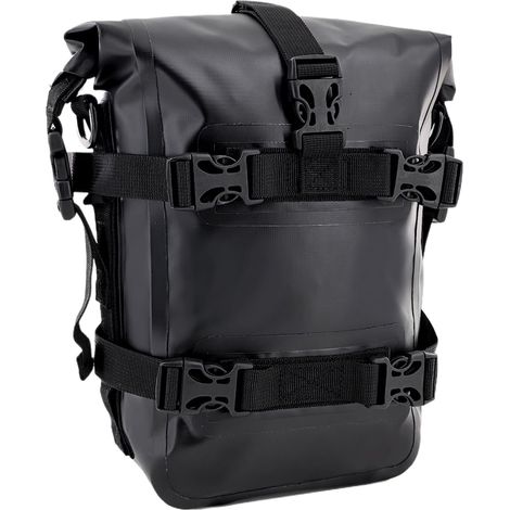 Bolsa de viaje para motocicleta: alforja impermeable de gran capacidad, con un robusto espacio de almacenamiento y múltiples compartimentos, ideal para escapadas de fin de semana, rutas de aventura y 
