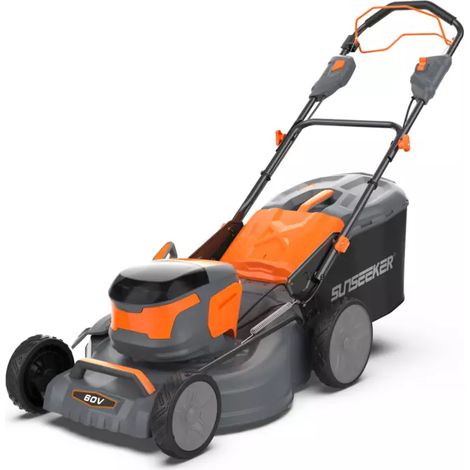 tagliaerba a batteria sunseeker "lma6051sgp" taglio 51 cm 60 v, solo corpo macchina