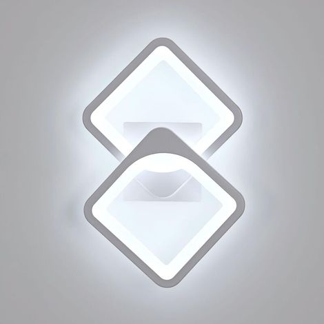 Applique Murale Interieur LED, Lampe Murale Moderne, 23W Éclairage Acrylique Luminaire Mural, Appliques Murales pour Salon Chambre Escalier, 6500K Blanche Froide [Classe énergétique E] (1/5)