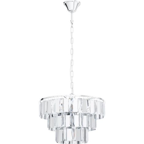 Suspension Erseka 38 - Argent|Transparent (1/3)