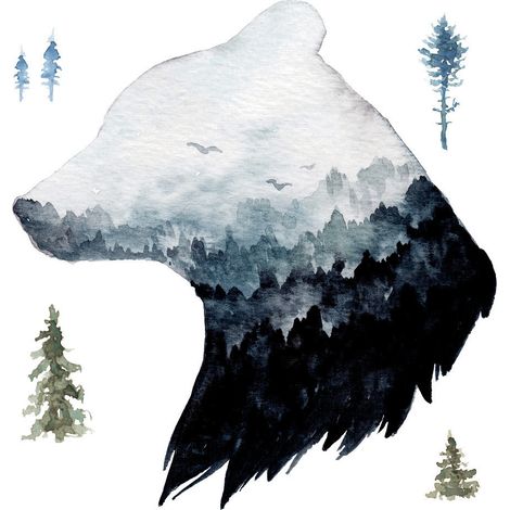 Stickers - Ours Blanc - Hauteur 92,7 cm (1/3)