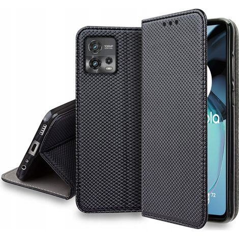 Schutzhülle für MOTOROLA MOTO G84 5G SMART MAGNET BOOK CASE GESCHLOSSEN + 9H GLAS (1/5)