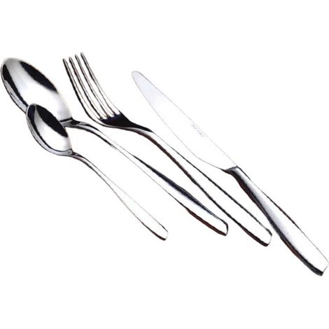 Salvinelli Ego set 12 cucchiaio tavola acciaio inox 18/10 4 mm