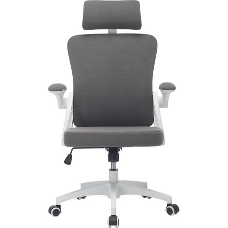 Sedia da ufficio ergonomica in rete con poggiatesta e supporto lombare regolabili MODENUIT (1/5)
