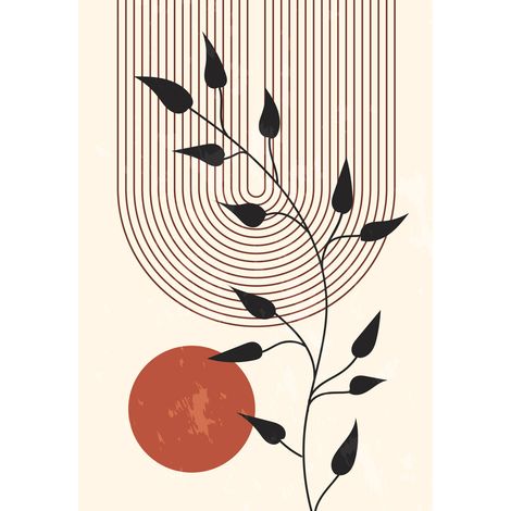 Papier peint panoramique - Boho - 177 cm x 255 cm (1/2)