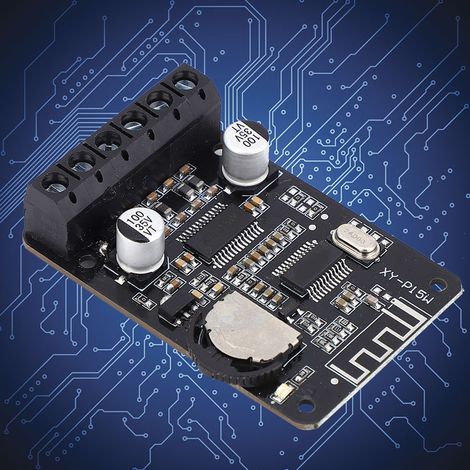 Carte d'amplificateur de puissance stéréo Bluetooth, module d'amplificateur numérique haute puissance XY P15W (sans boîtier) (1/5)