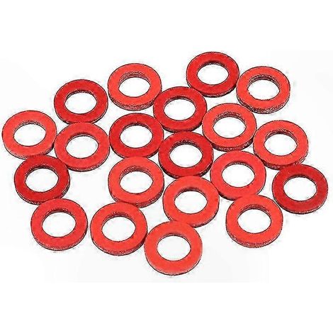 Joint rouge de vis de vidange d'huile d'engrenage pour moteur hors-bord 90430-08020 90430-08021-00 (pièce de rechange) (1/5)