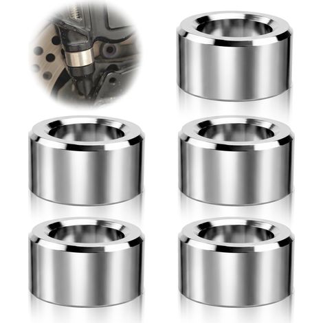 5 Pièces Entretoises en Acier Inoxydable 304 Rond,8 x 12 x 10mm,Non Filetée Douille Métallique Finition Lisse Rondelle Espacement Manchon pour M8 Vis Boulons Écrous (1/5)