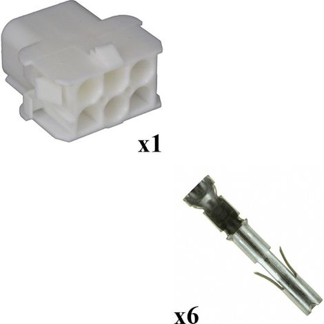 Kit Connecteur Mate n lok Femelle avec born Femelle 3x2 Voies