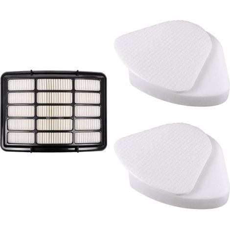 Ensemble de filtres pour aspirateur Shark Navigator Lift-Away NV360, NV350, NV351, NV352, NV355, NV356E, NV357, NV370, NV391, UV440, UV490, UV540, XFF350 et XHF350 : 2 filtres en mousse + 1 filtre HEP