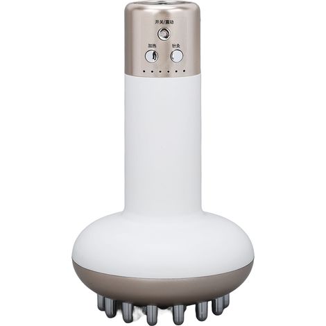 Brosse de massage corporel électrique méridien 6 vitesses, chaleur douce, microcourant et vibrations, appareil de raclage de peau pour soins du corps (1/5)