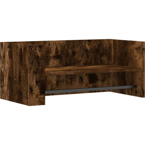 Maison Exclusive - Wandregal Räuchereiche 70,5x35x30,5 cm Holzwer