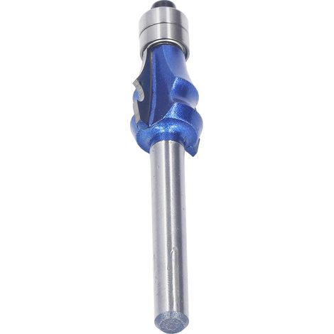 Fräser 1/4" Schaft R2.5 Doppellager Hochharter Wolframstahl Holzbearbeitungsfräser (1/5)