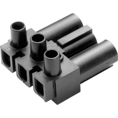 Adels-Contact 162053 Netz-Steckverbinder AC Stecker, gewinkelt Gesamtpolzahl: 2 + PE 16 A Weiß 1 St. (1/3)