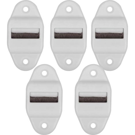 Guide de Courroie pour Volet Roulant 23 mm, Guidage de Sangle de Fenêtre Roulante avec Brosse, Plastique, Blanc (5X 23mm) (1/5)