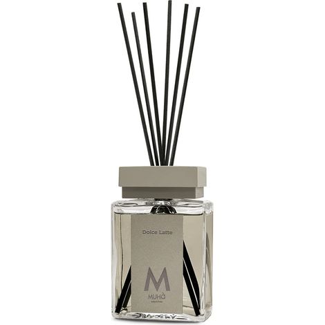 Muhà Luxe Perfume Diffusore Ambiente con Bastoncini Dolce Latte 200 Ml
