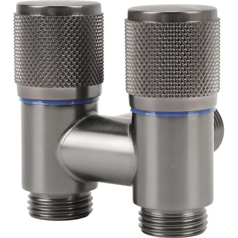 Raccord en Y pour tuyau d'arrosage, double alimentation en eau, 1 G1/2 (1/5)