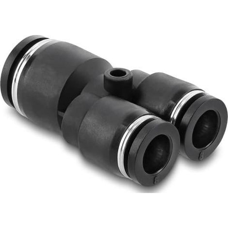 DELOCK CONNECTEUR PNEUMATIQUE 2 X 8 MM VERS 1 X 10 MM AVEC TROU DE FIXATION Y-FOR 60752