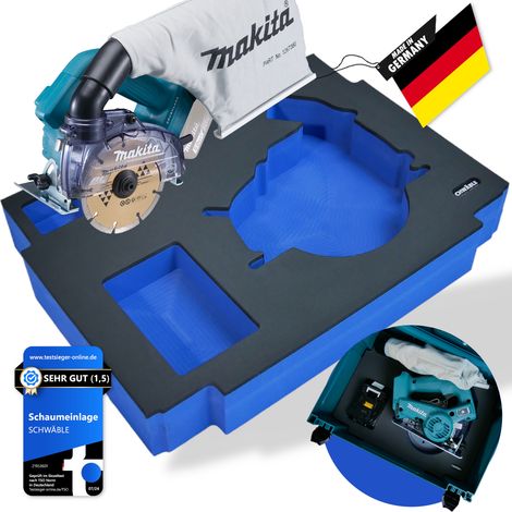 SCHWÄBLE® Schaumeinlage Schaumstoffeinlage für Makita Diamantschneider DCC500 (1/5)